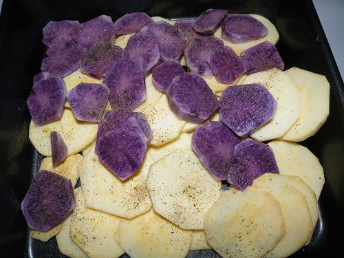 Sweet and purple potato 