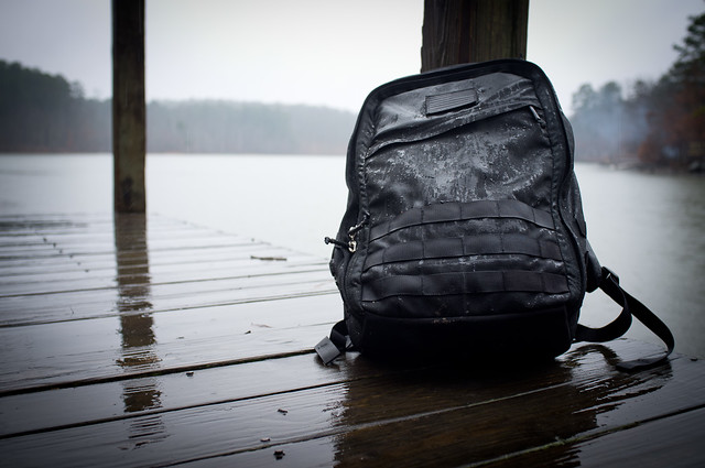 Goruck GR1 Backpack Gets Wet