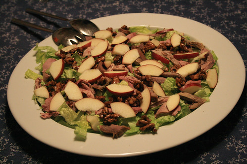 yule salad with duck