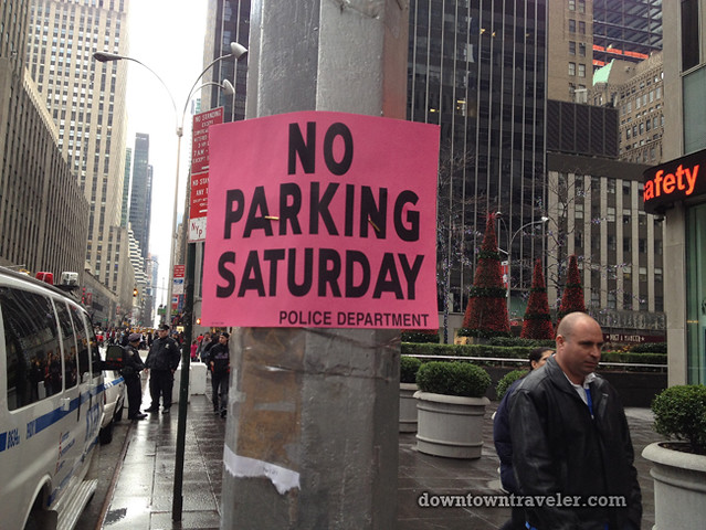 NYC Times Square New Years Eve 2012_No Parking