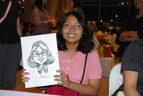 caricature live sketching for kidsREAD Volunteer Appreciation Day 2011 - 11