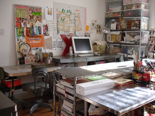workdesk and sewing center