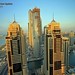 Dubai Marina and Jumeirah Lakes Towers photos from Botanica Tower,Dubai,UAE,25/January/2012