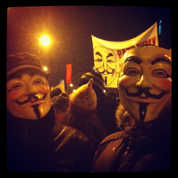 More Guy Fawkes! #acta #warsaw