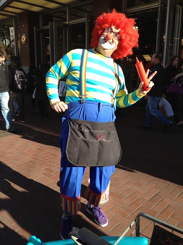 Kenny the Clown on Market Street
