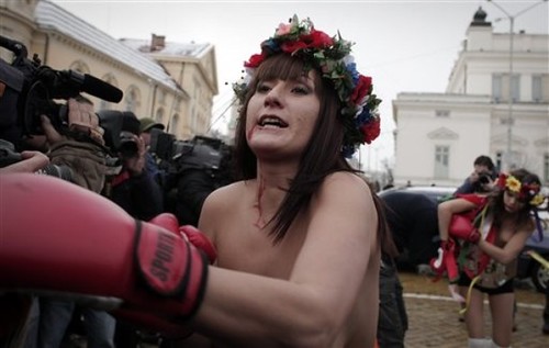 Bulgaria FEMEN Protest by mjb_leo