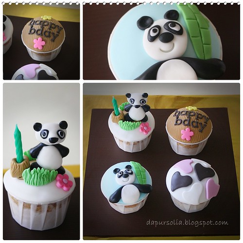 Panda Cupcake Set
