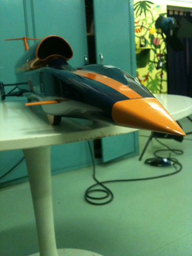 Bloodhound SSC scale model