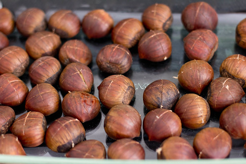 Chestnuts ready to roast