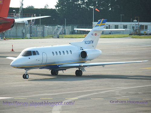 N228TM Hawker 800XP by Jersey Airport Photography