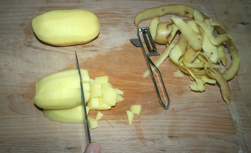 12 - Kartofel schälen und würfeln