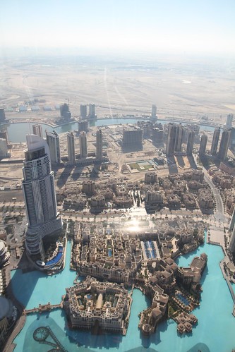 View of Dubai from the top
