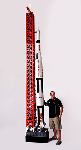 Me next to the Saturn V