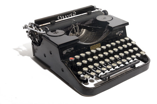 Oliver portable typewriter