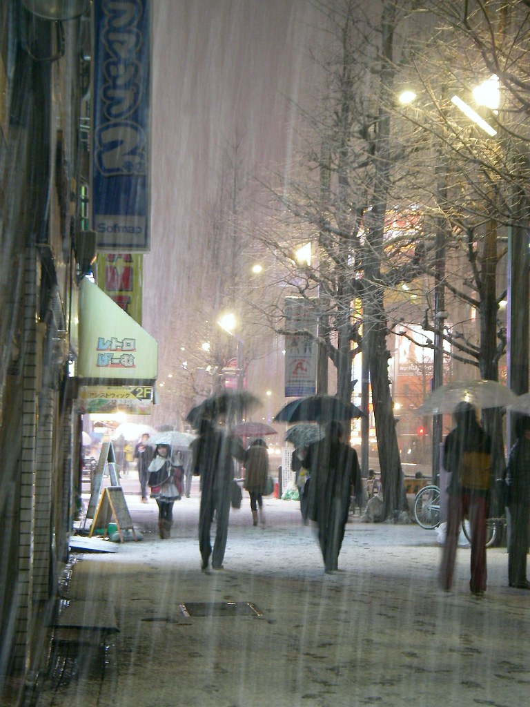 23 Jan 2012 Akihabara snow