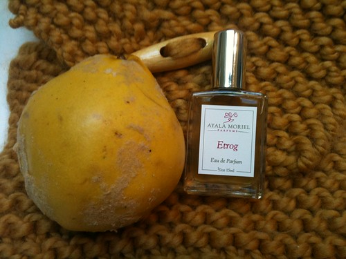 Etrog Perfume + Quince Fruit by Ayala Moriel