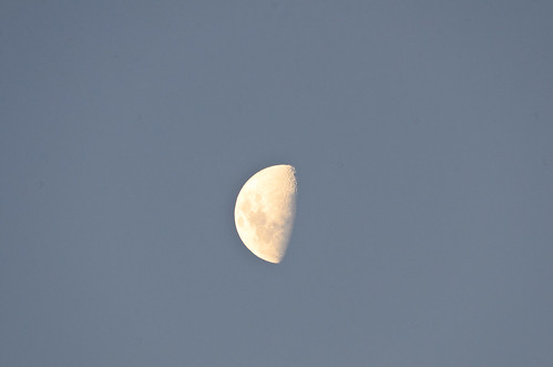The Moon - 500mm Test Shot
