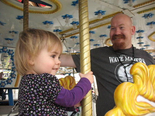 Carousel with daddy