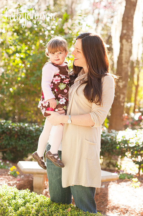 baby girl with her mama in tallahassee photography session