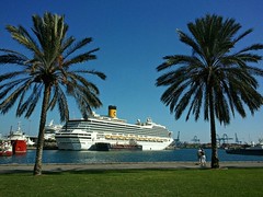Crucero Costa Magica en el Muelle de Santa Catalina