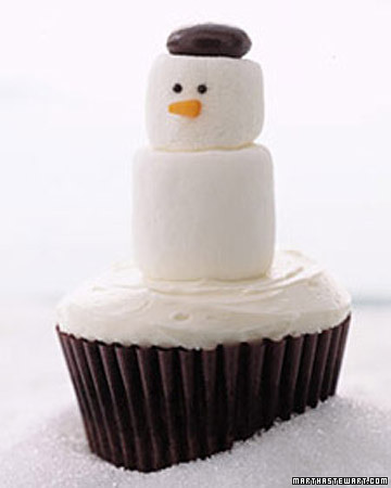 6464624313 3f1923653f Winter Snowman Cupcakes for Christmas