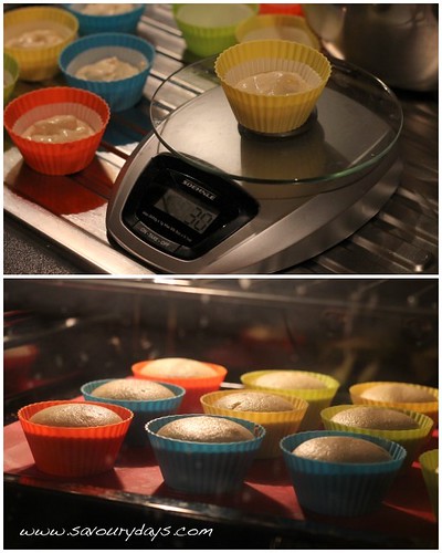 Yellow butter cupcake - Method 2