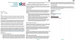 SLCC refusal of compensation amount awards FOI