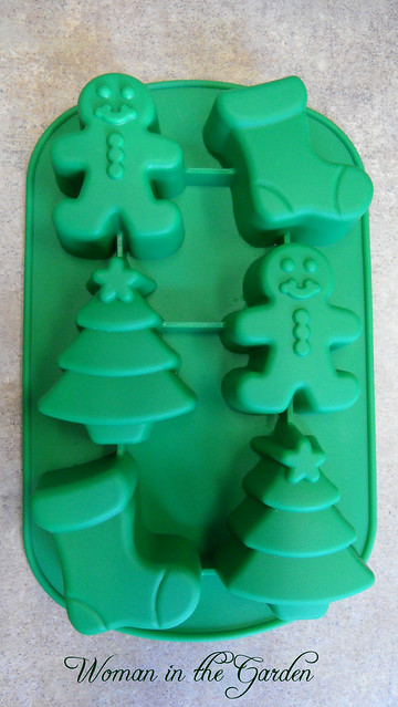 Step 2 - Wilton Christmas themed silicone mold