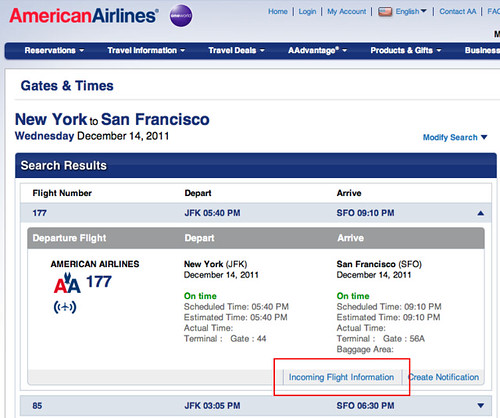 American Airlines Flight Status