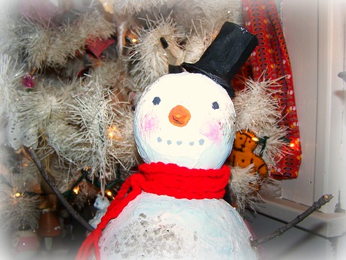 my first snowman :) by Emilyannamarie