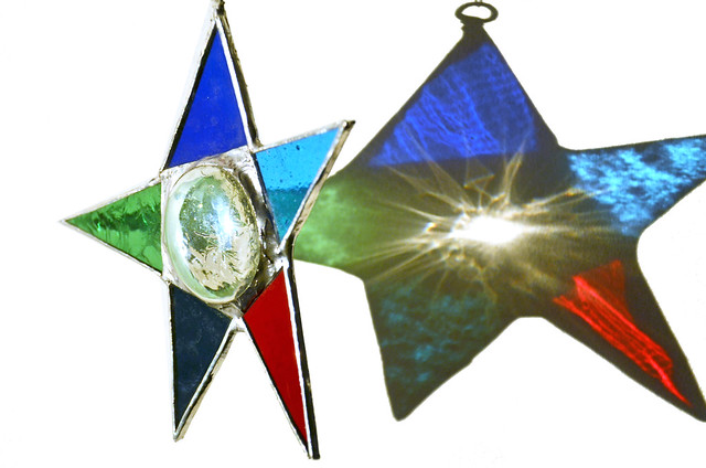 DIY star ornaments