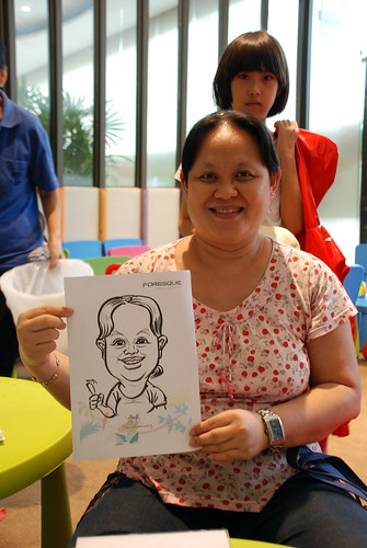 caricature live sketching for Foresque Residences Roadshow - Day 2 - 20