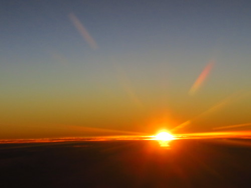 Sunrise from QF flight