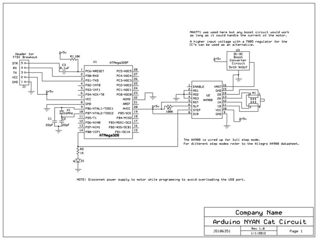 arduino stepper driver circuit
