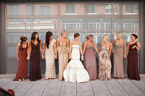 WEDDING BELLS Get My Perfectly Mismatched Bridesmaids Dresses Molly Sims