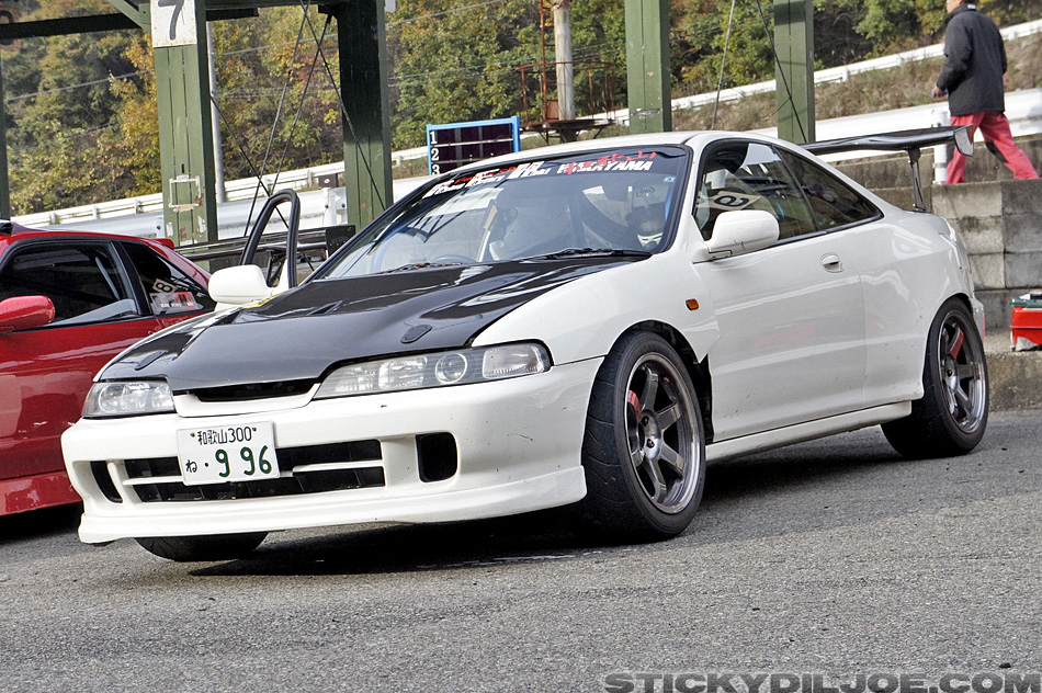 Check out this wild Integra that was there The rear fender work is nuts 