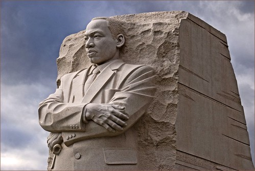 MLK Jr Memorial, Washington, DC (by: Ron Cogswell, creative commons license)