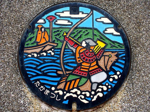 Takamatsu Kagawa manhole cover（香川県高松市のマンホール）