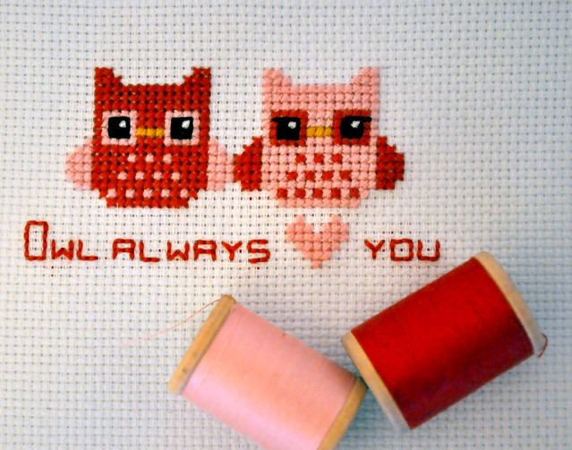 Owl Always <3 You Pattern