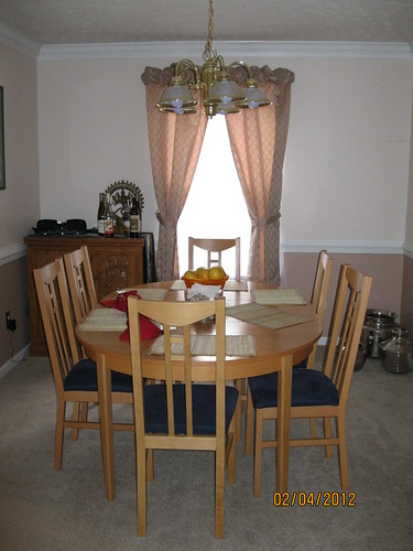 "Staging" the dining room