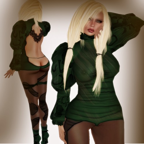 A&A Fashion Balafe Outfit green
