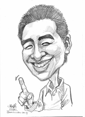 caricature in pencil - 09092011 - 1