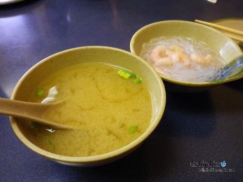 Miso Soup, Ebi Sunomono