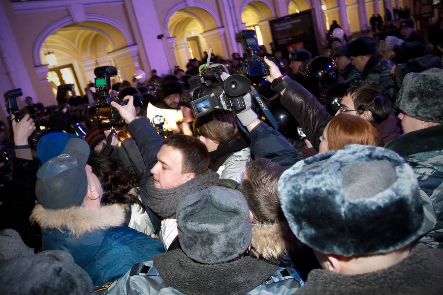 сегодня Петербург активно протестовал против преступной власти! ...