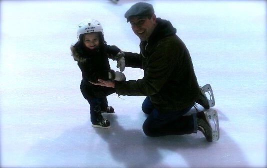 Dad Zed skating Jan 2012