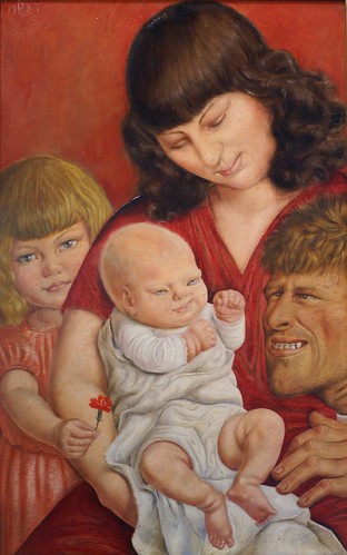 Otto Dix, Die Familie des Künstlers (The artist's family)