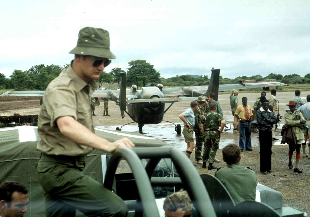 Rhodesian Army Land Rovers