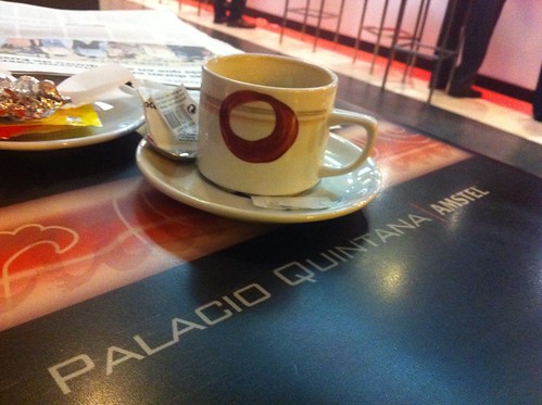 Cafe bar PALACIO QUINTANA, Plaza Gas Bilbao by LaVisitaComunicacion