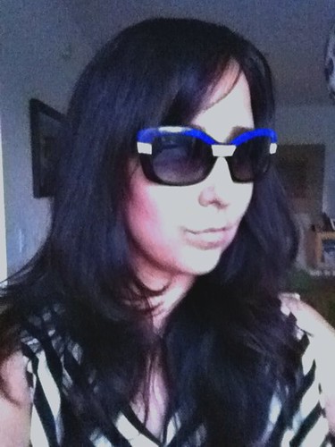 prada striped sunglasses