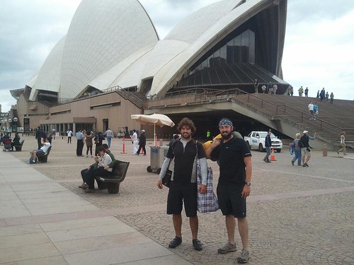 adam and dan arrive at the opera house